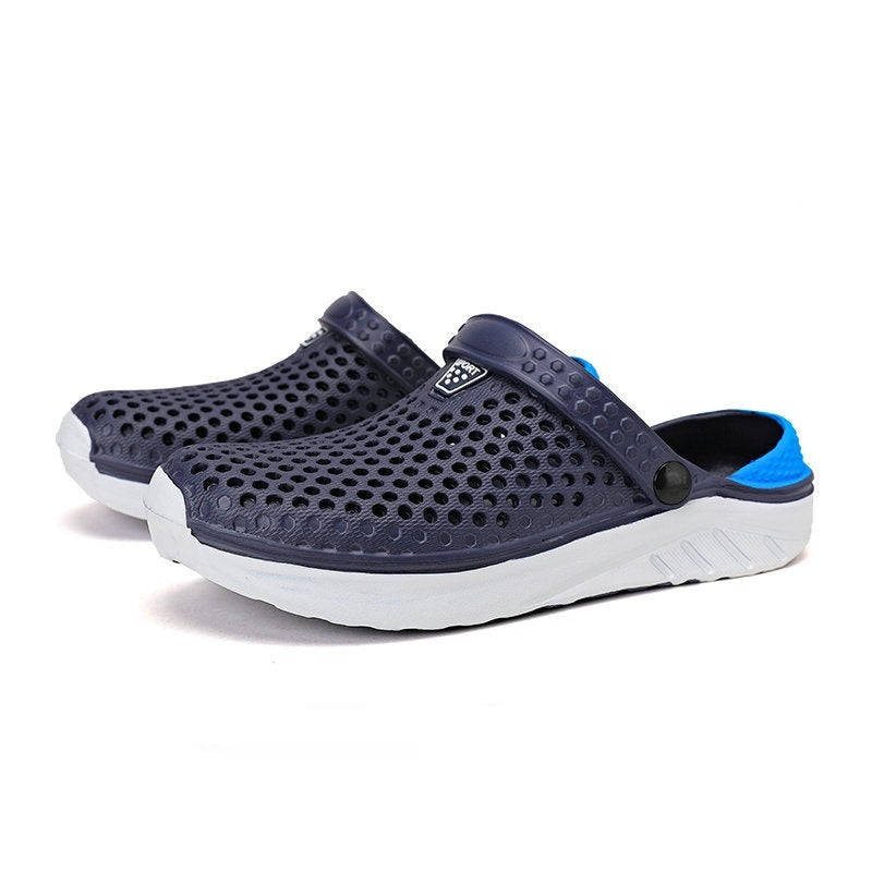 Summer Dongdong Shoes Men'S Dual Use Trend Small Size 36 Outdoor 37 Sandals Lovers Beach Baotou Sandals