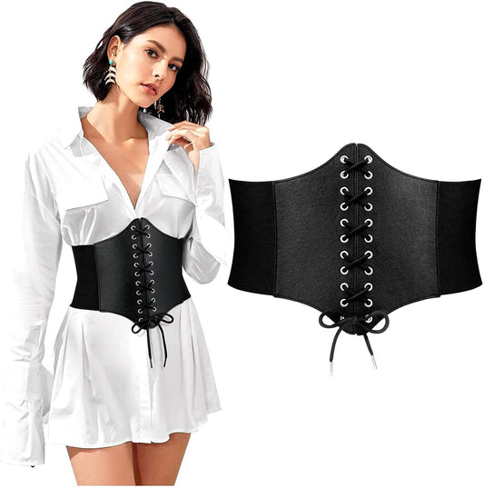 European And American Fashion Women's Lace Loose Tight Waist