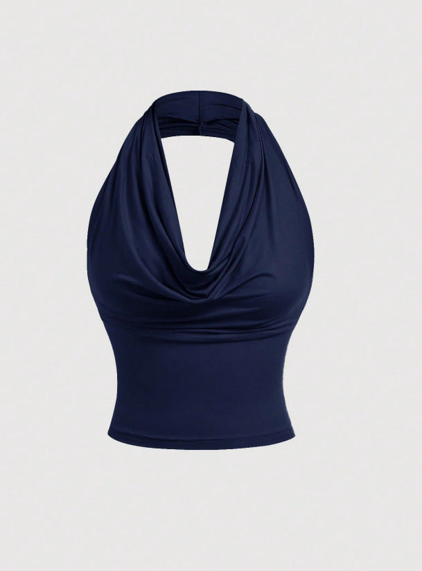 Versatile Spicy-girl Halterneck Vest One Piece Three Ways To Wear It Womens Top