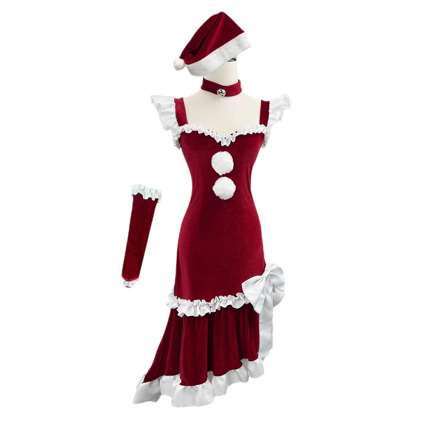Original New Arrival Hip-Hugging Outfit French-Style Dress Christmas Performance Costume