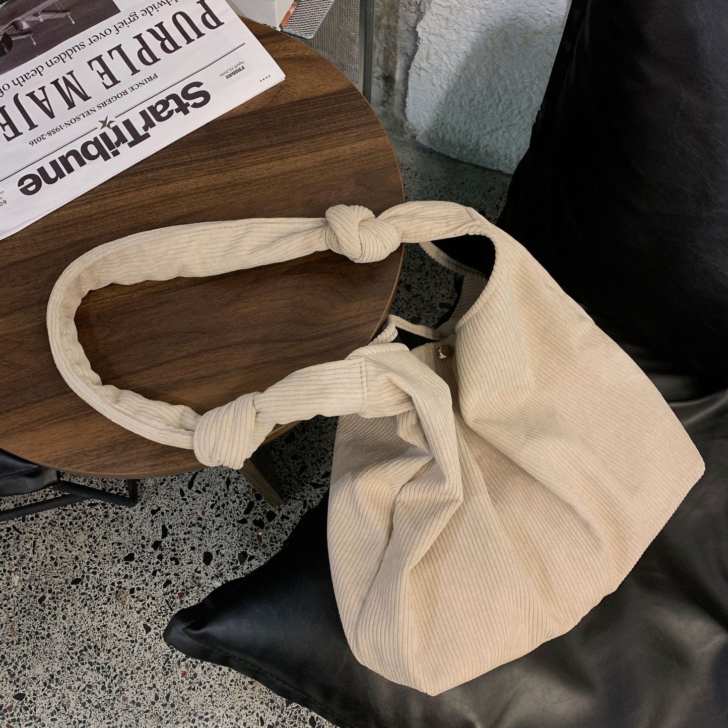 Trendy Fashion Mori Corduroy Bag For Students In Class