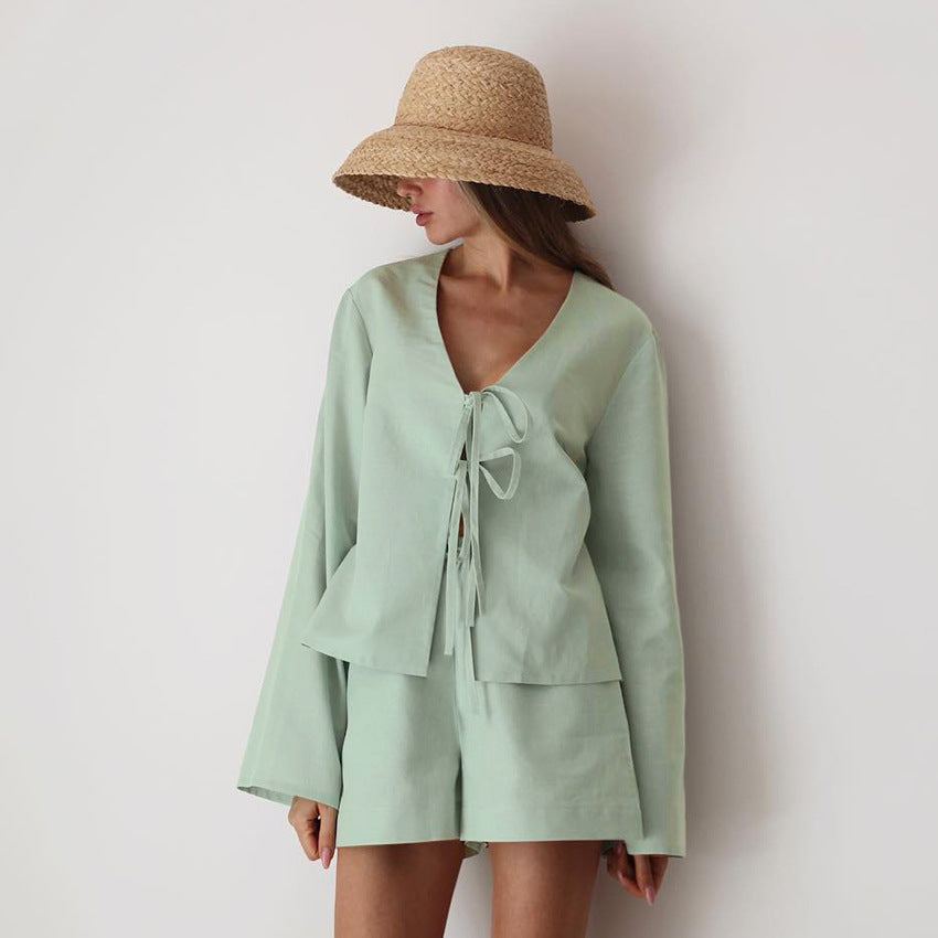 Women's Casual Simple Loungewear Loose-fit Style