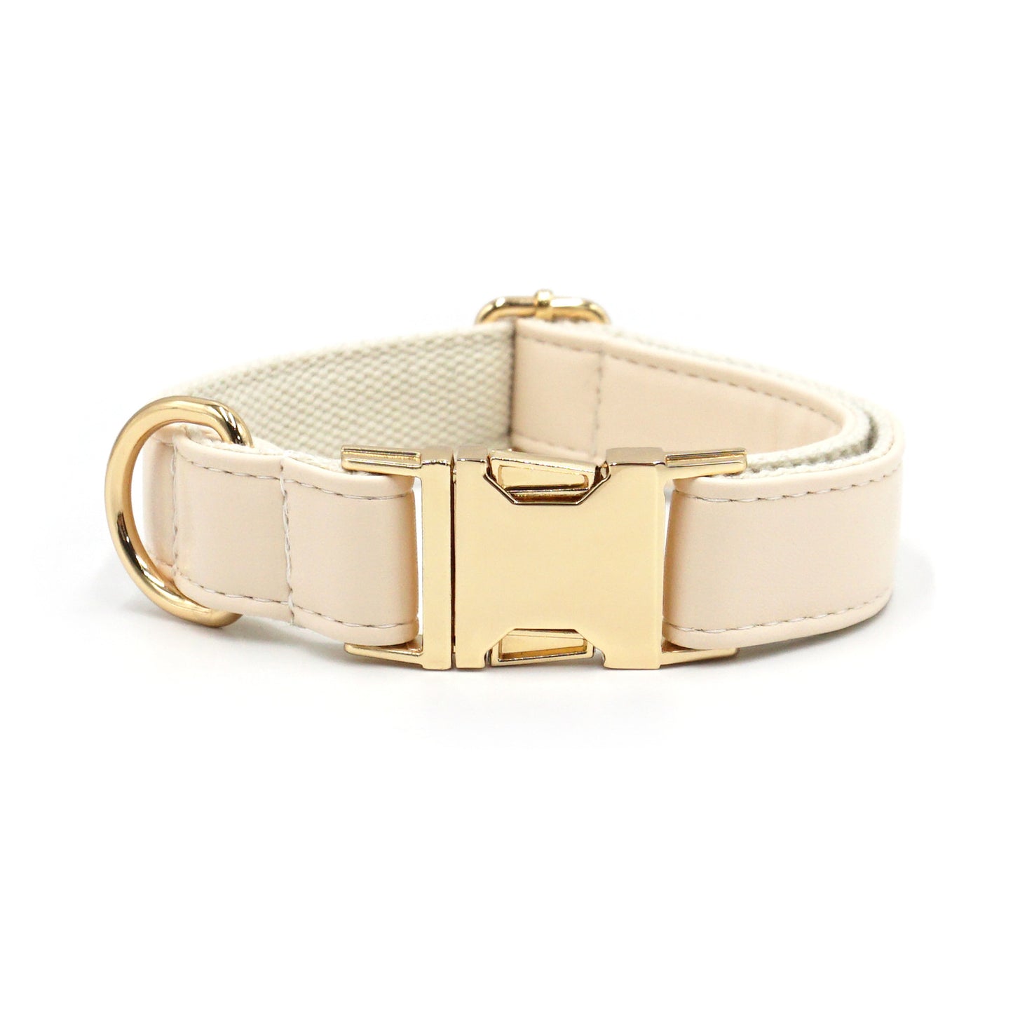 Simple Color Blocking Household Velvet Pet Collar