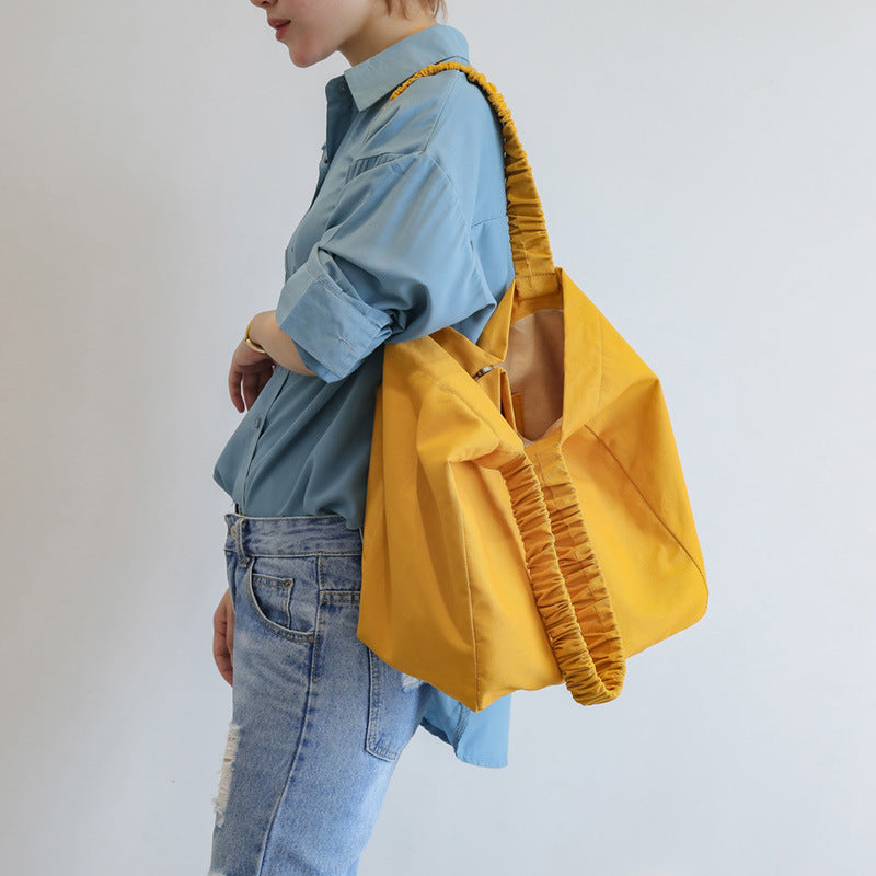 Women's One Shoulder Canvas Portable Shopping Bag