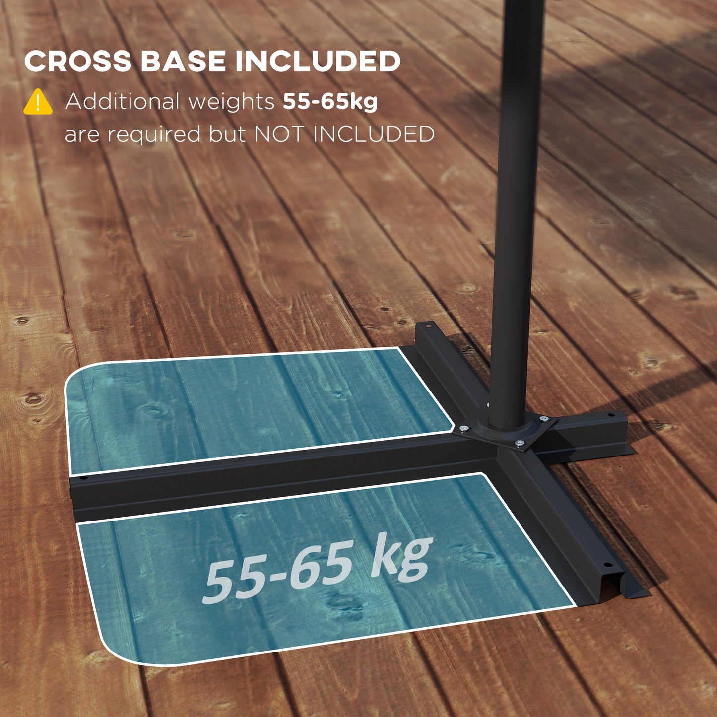 Offset Patio Umbrella With Crank