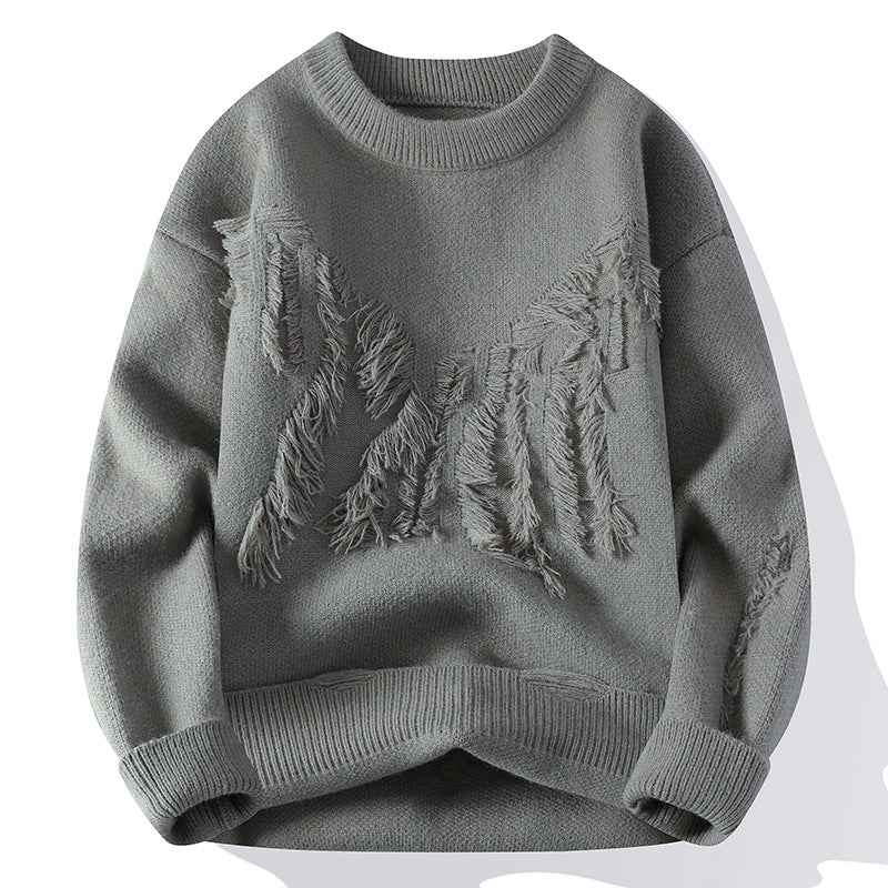 Autumn And Winter Thickened Warm Ripped Men