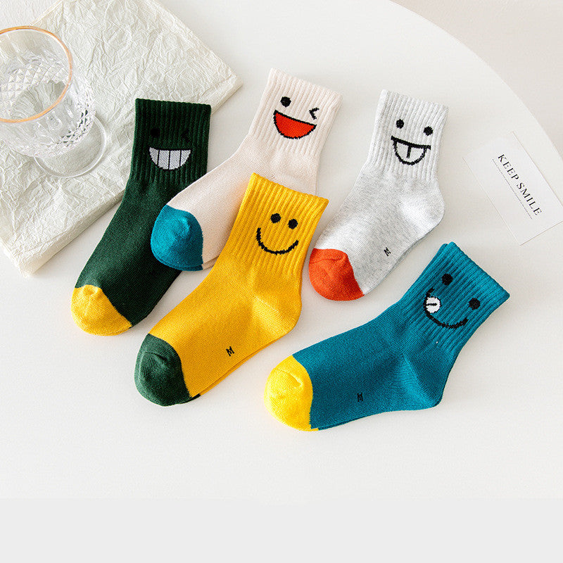 Cartoon Sports Children's Socks Autumn And Winter New