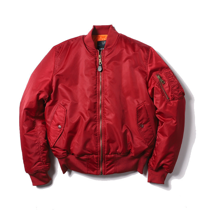 Autumn And Winter Thickened Pilot Jacket Air Force Men's Fashion Baseball Uniform