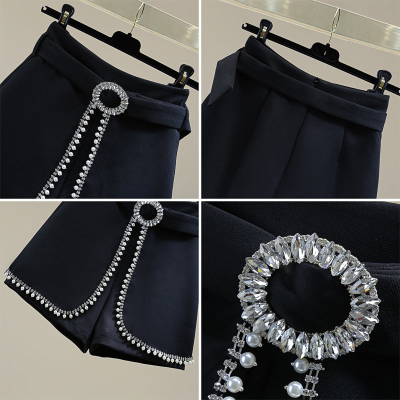 Summer New Fashion All-match Summer White High Waist