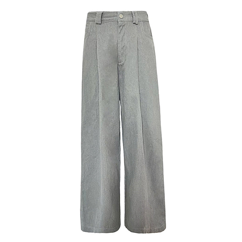 All-matching Loose High Waist Slimming Drooping Straight Casual Pants