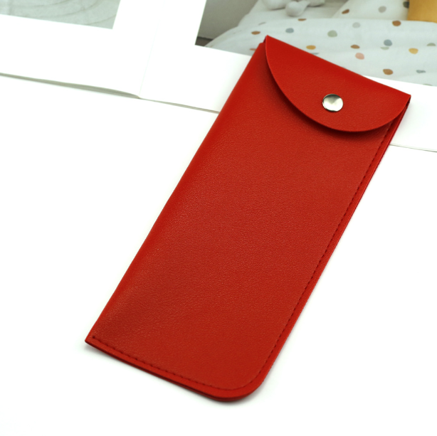 Glasses storage bag-PU leather-black-1 piece