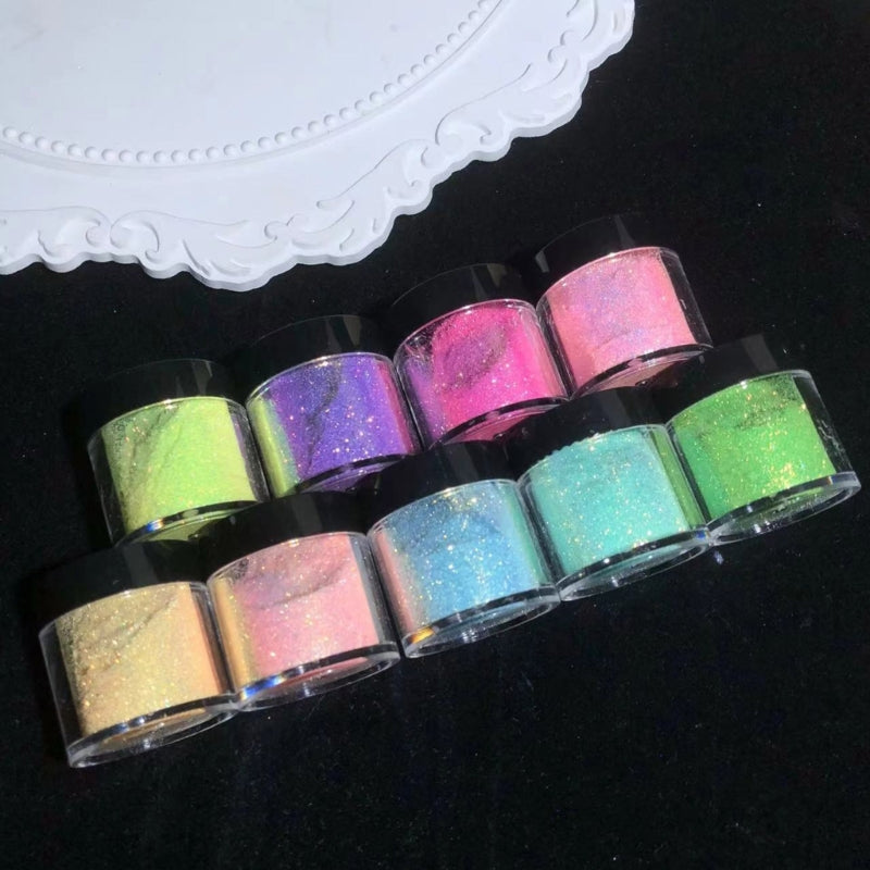 Galaxy Magic Gold Diamand Stone Powder Epoxy Manicure