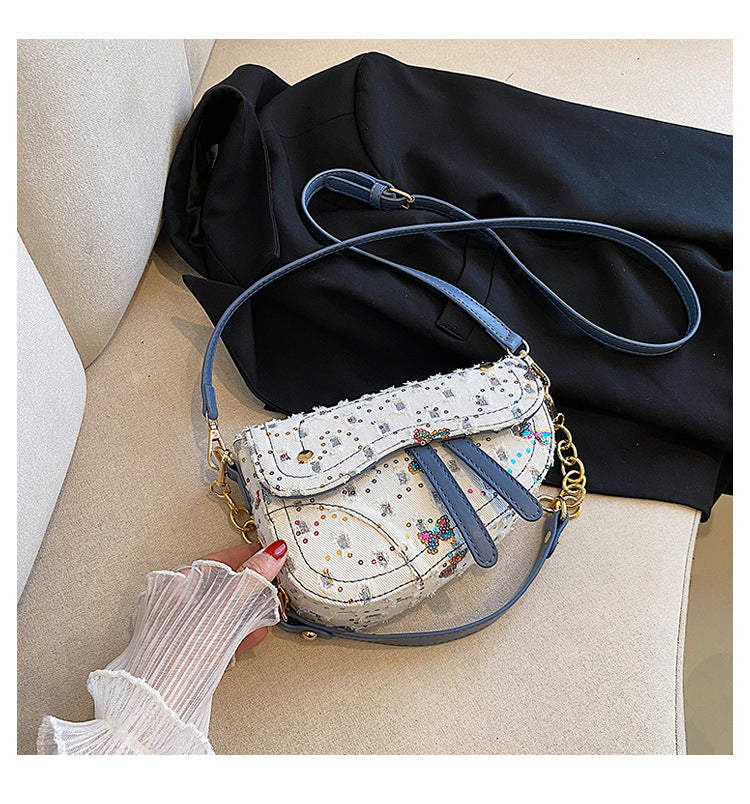 Single Shoulder Messenger Bag Personalized Canvas
