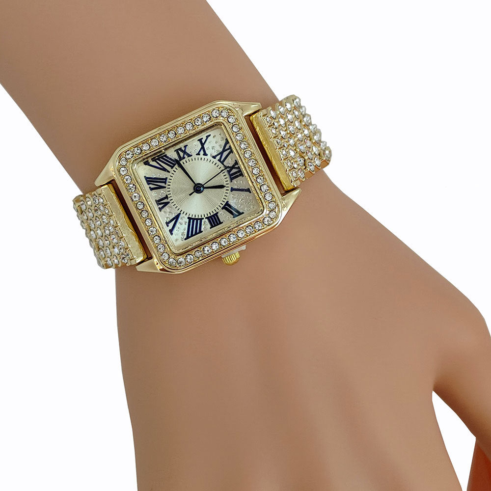 Armbåndssæt Firkantet Fuld Himmelstjerne Fuld Diamant Dameur
