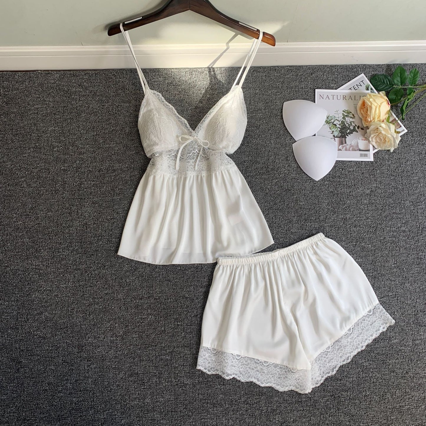 Strap Nightwear Women's SpringSummer New Arrival Top And Shorts Two-Piece Set