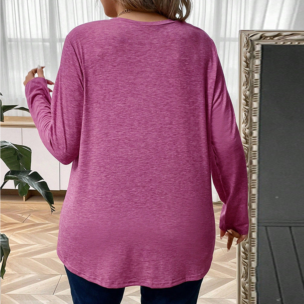 Women's Long-sleeved Waist-cinching Short Base Shirt With Pleated Slim-fit Top