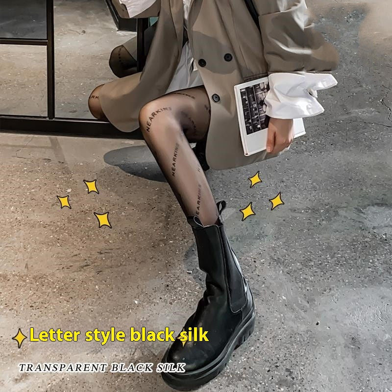 Hollow Lace Mesh Stockings Bottoming Pantyhose Japanese Lolita Retro