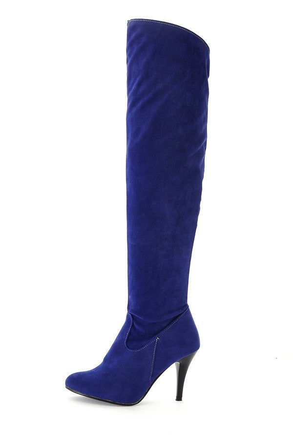 European And American Stiletto Side Zipper High-heel Knight Boots