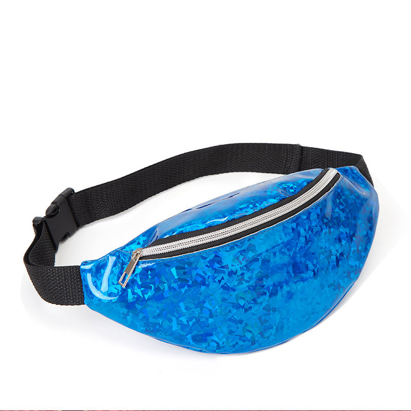 Women's Sequin One Shoulder Crossbody Chest Bag