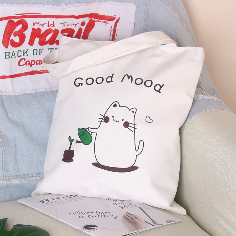 Women's Large Capacity Hand Carrying Canvas Bag