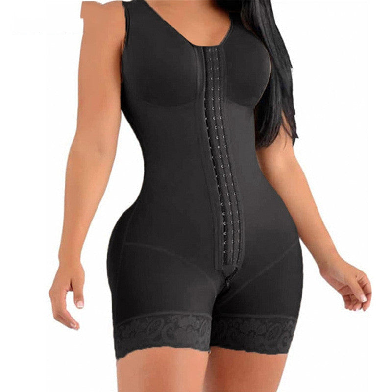 One Piece Zipper Shaping Pants