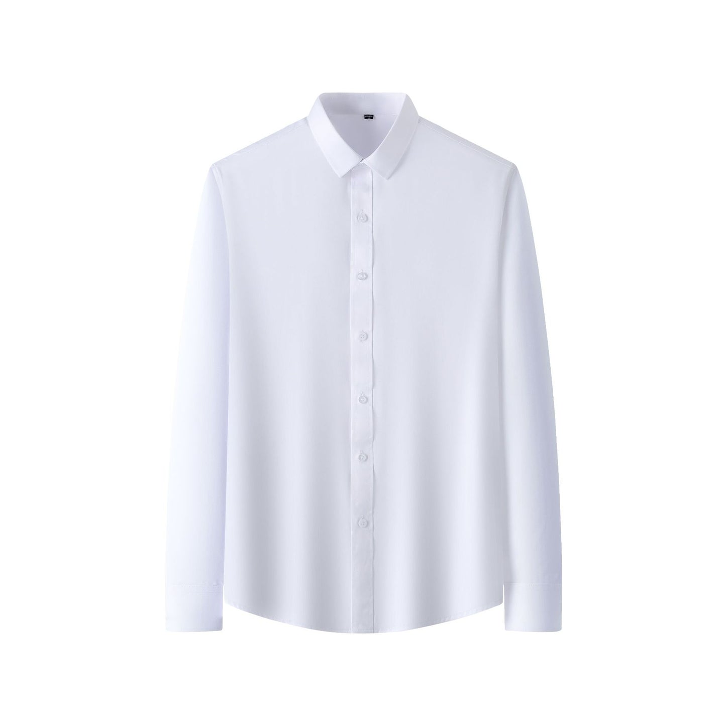 Plus Size Full Elastic Force Shirt Men's Long Sleeve