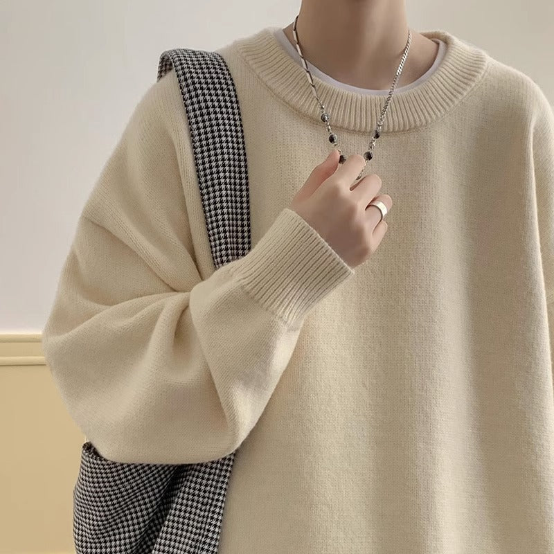 Sweater Men's Autumn And Winter New Loose And Lazy Style High Sense