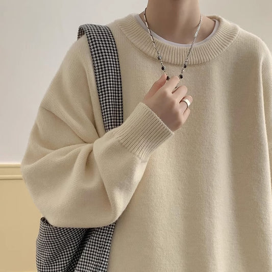 Sweater Men's Autumn And Winter New Loose And Lazy Style High Sense