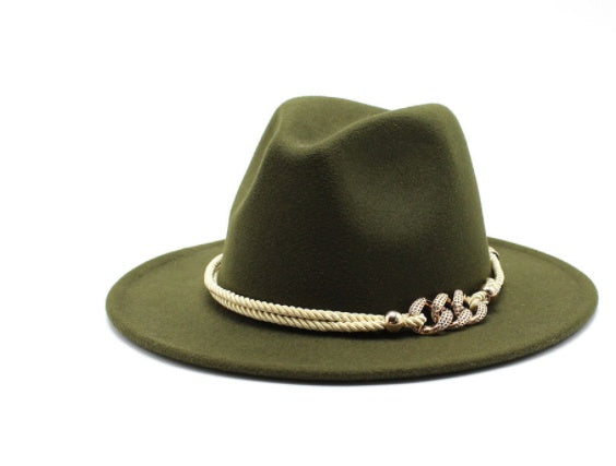 Women's Autumn And Winter British Style Jazz Hat