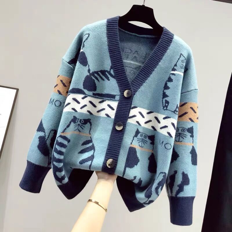 Women's SpringAutumn Sweater Cardigan Outerwear Extra-Thickness
