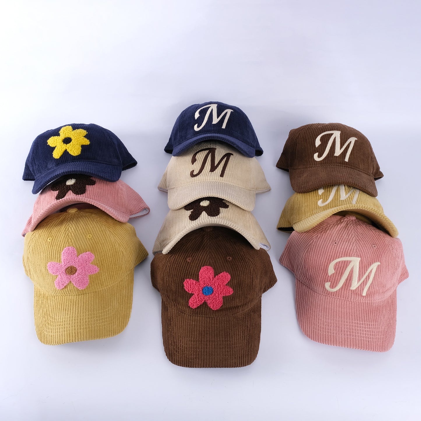 Letter Embroidery Baseball Cap Sun-proof Wide Brim Face-looking Same