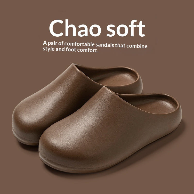 Womens EVA Slippers With A Non-slip Waterproof And Oil-resistant Outer Layer For Outdoor Wear