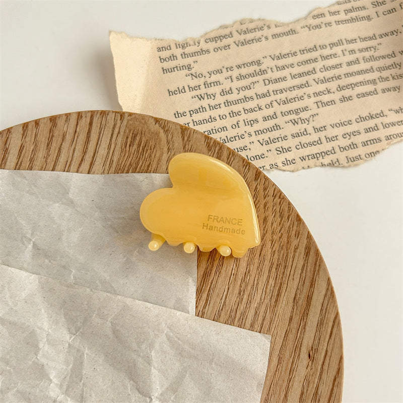 Love Small Jaw Back Hairpin Shark Clip