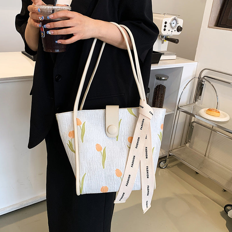 Skuldertaske/Messenger Bag til kvinder med stor kapacitet