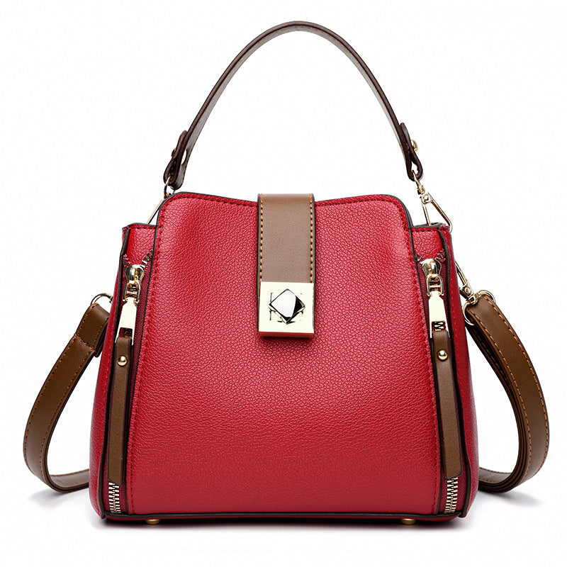Fashion Casual All-match Shoulder Women's Bag Crossbody Portable Large-capacity Bucket Bag