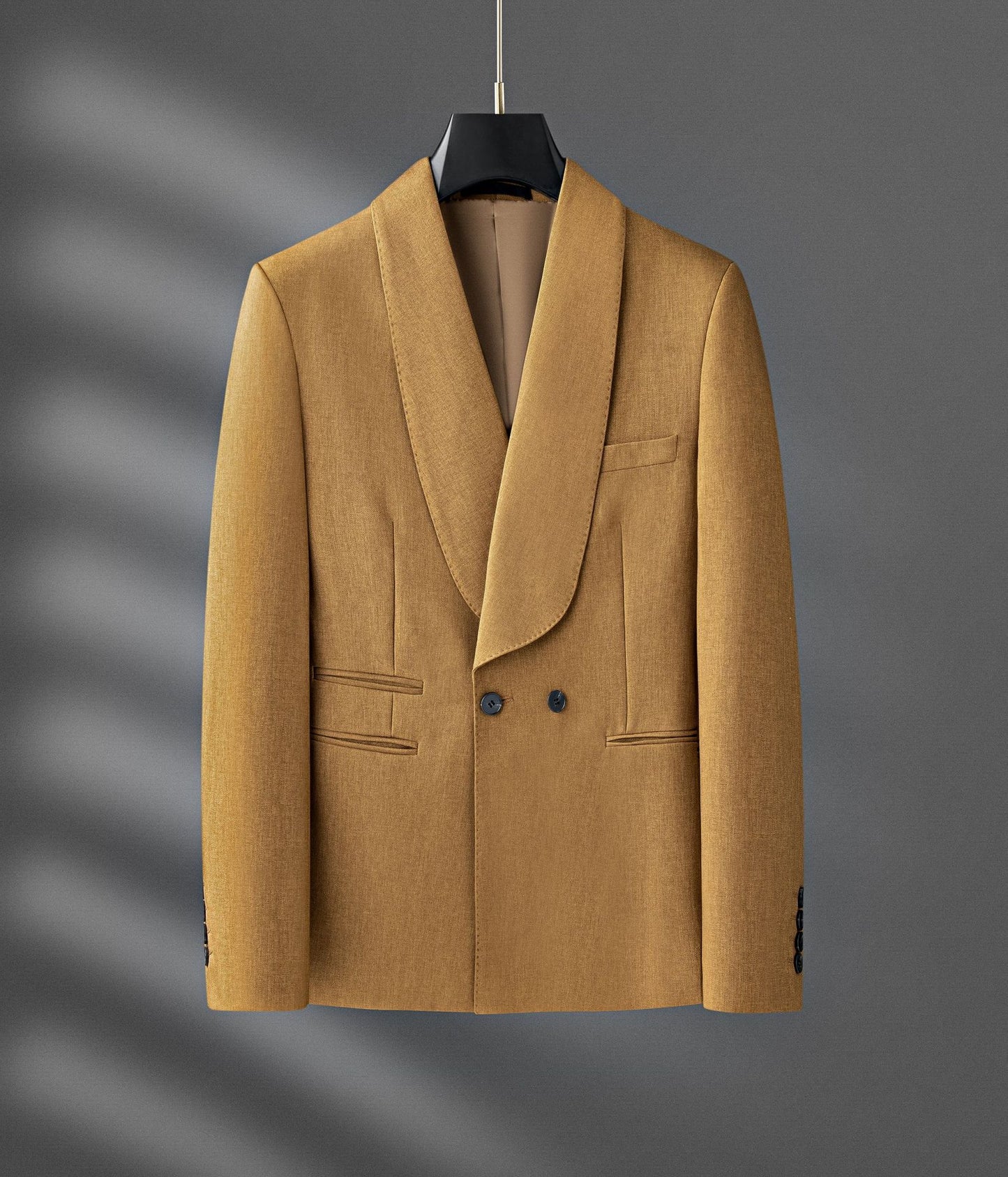 Enkel Afslappet Slank Engelsk Stil Enkeltradet Lille Blazer