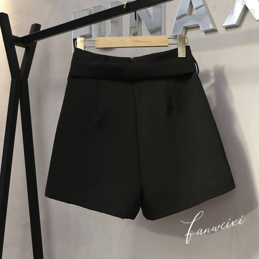 Summer New Fashion All-match Summer White High Waist