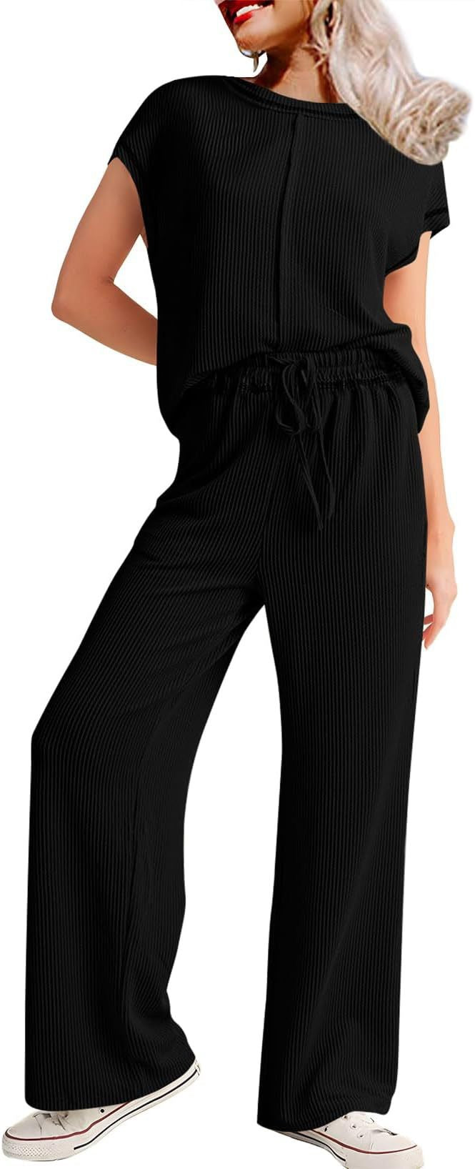 Three-quarter Sleeve Casual Women's Pants Loose And Slimming Trousers