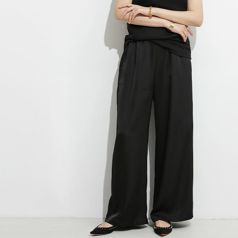 Fall Japanese And Korean Draped Casual Pants