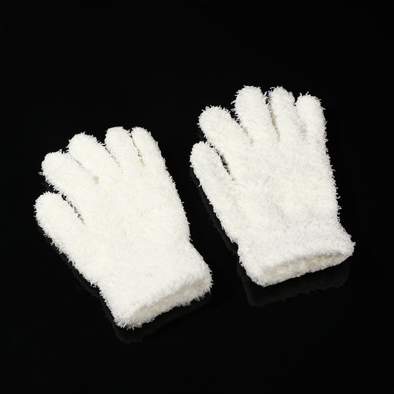Crafts Wool Gloves Plate Walnut
