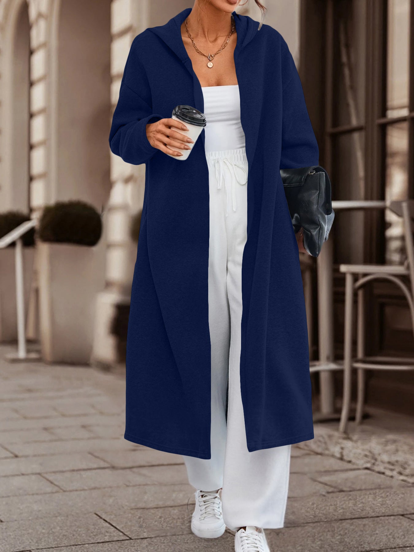 Women's Leisure Commute Long Cardigan Jacket