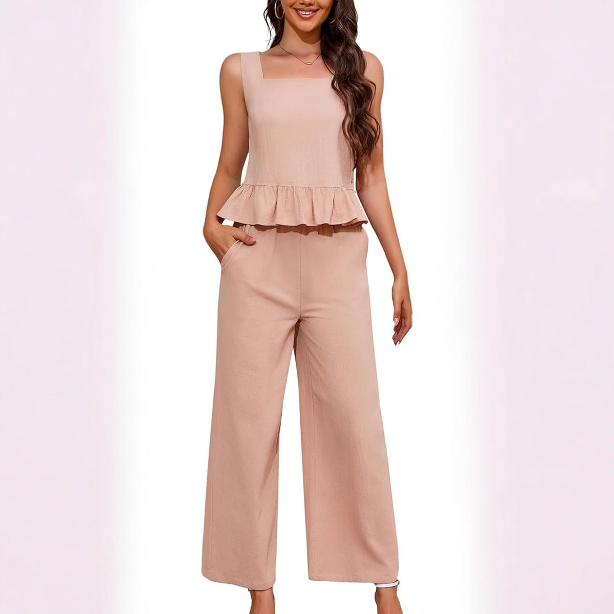 Womens Stylish Vest And Pants Workout Set