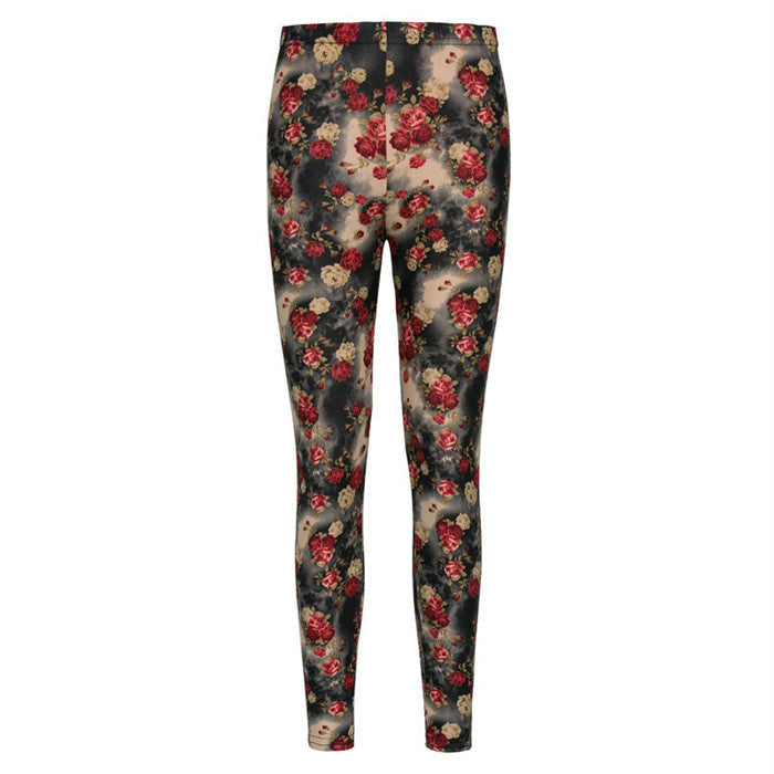 Women's Fashion Double-sided Brushed English Letters Nine-quarter Pants