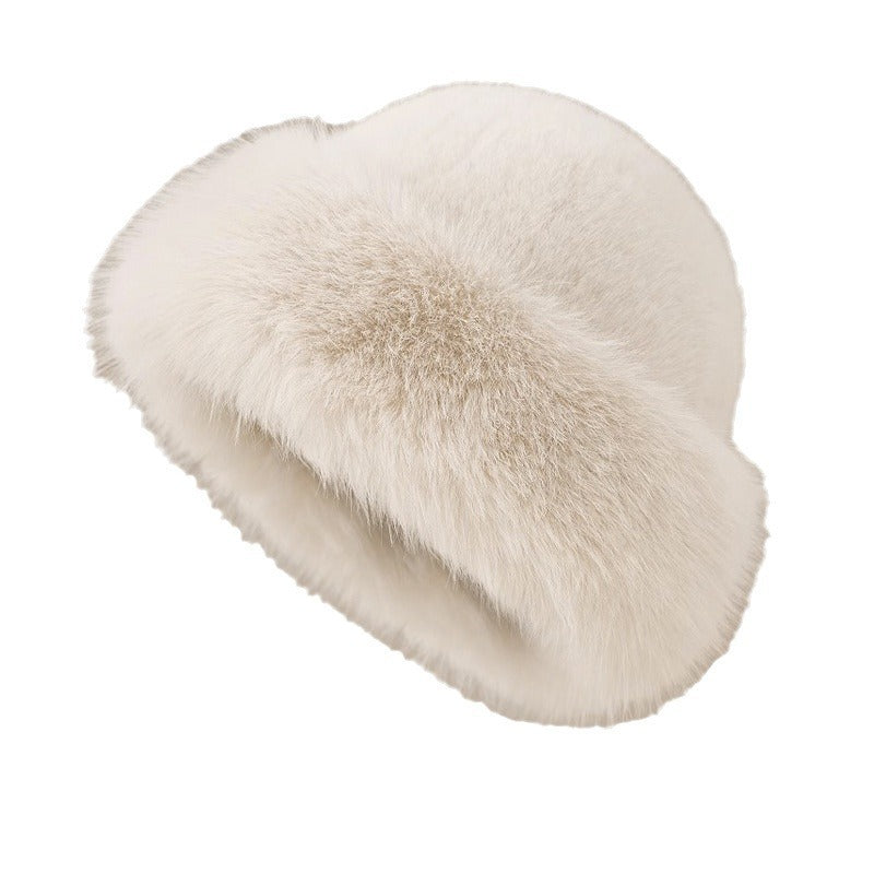 Winter Warm Ear Protection Plush Bucket Hat