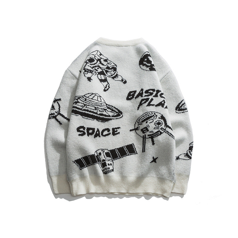 Loose And Lazy Style Sweater Men's Coat