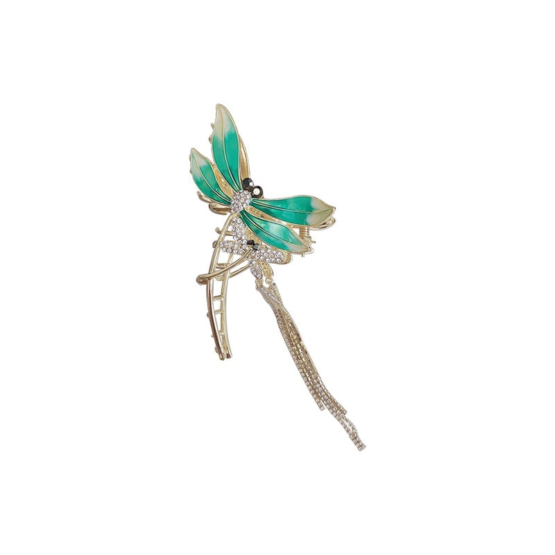 New High-end Shark Clip Large Senior Sense Tassel Hairpin Back Of The Head