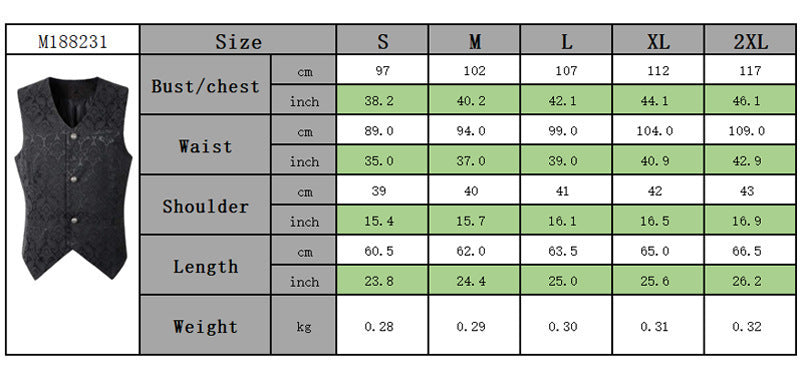 Men's Medieval Clothing Retro Short Vest