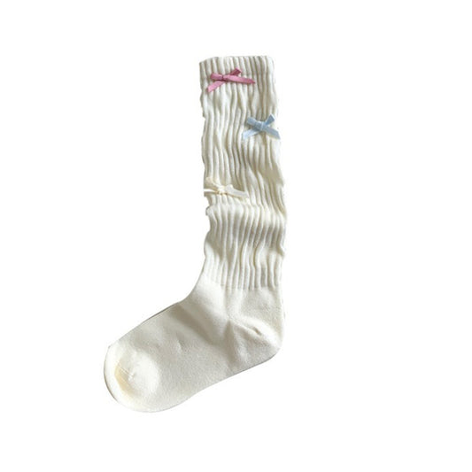 Dopamine No Pilling New Bow Tube Socks Women