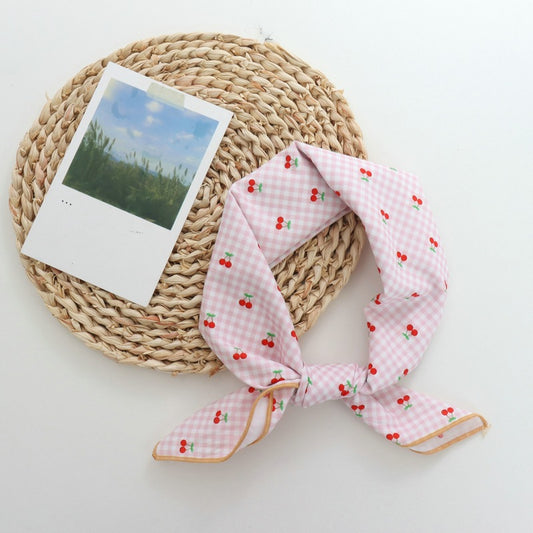 Women's Retro Easy Matching Cashew Print Pure Cotton Scarf Hair Band