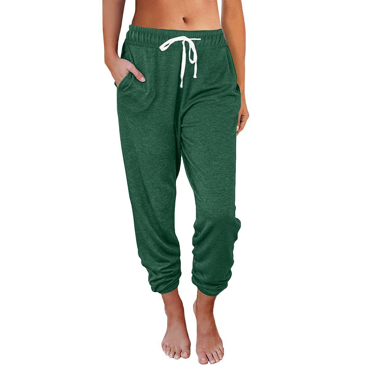 Women's Casual Loose Pocket High Waist Leggings